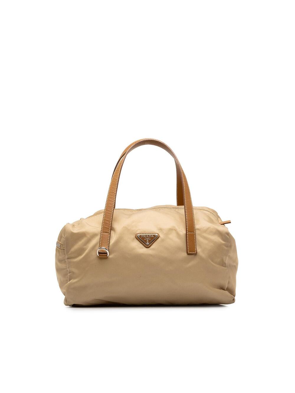 Prada Saffiano Trimmed Tessuto Boston #362728P44B